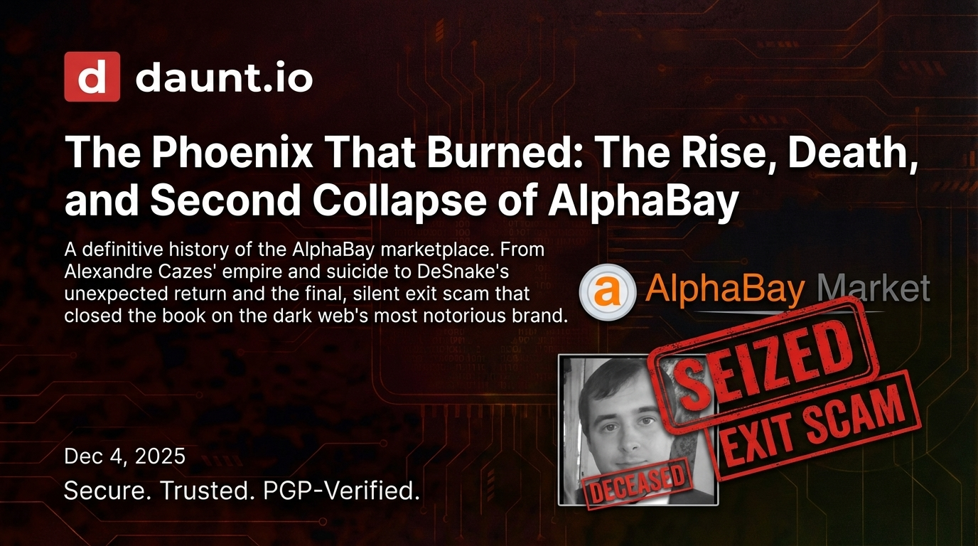 The Phoenix That Burned: The Rise, Death, and Second Collapse of AlphaBay
