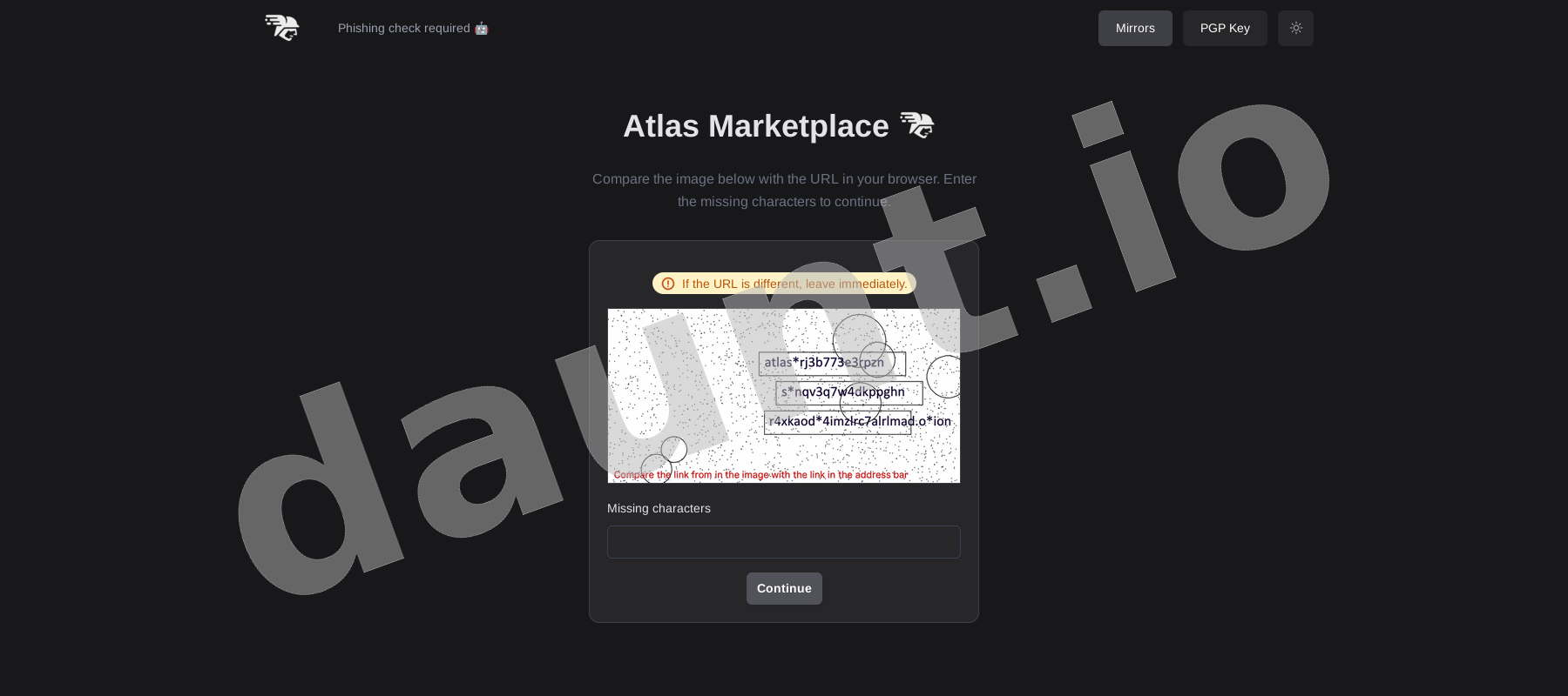 Atlas Market Interface
