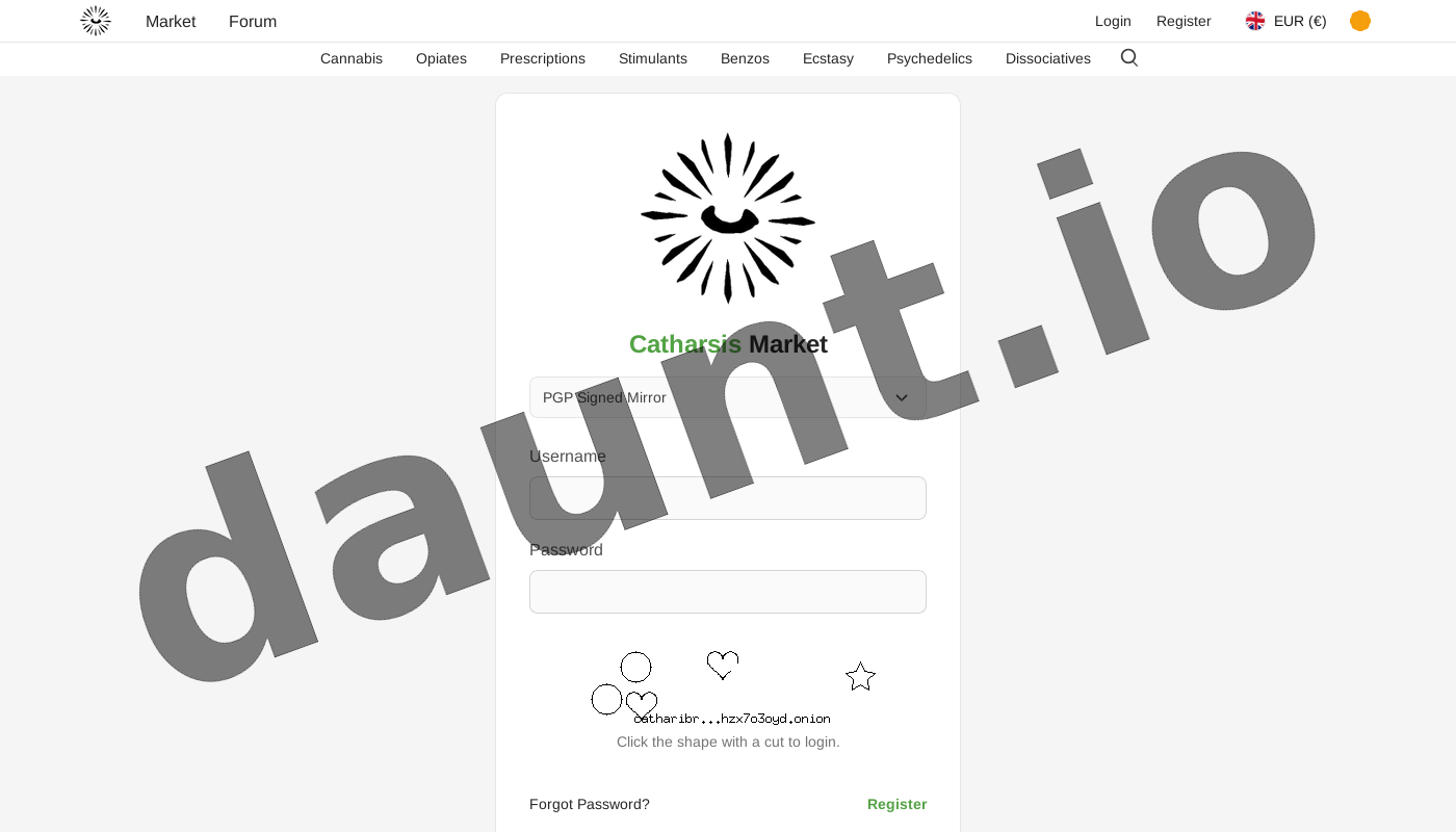 Catharsis Market Interface