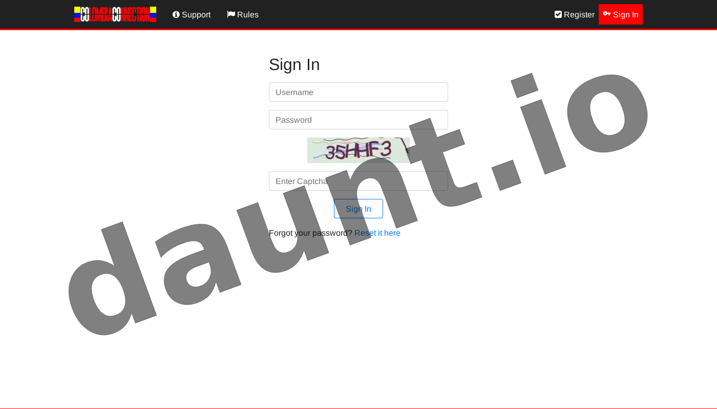 Columbia Connection Market Interface