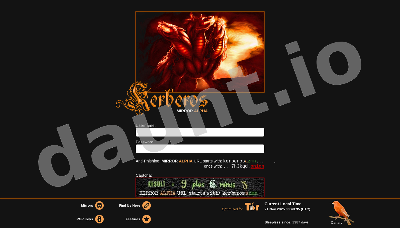 Kerberos Market Interface