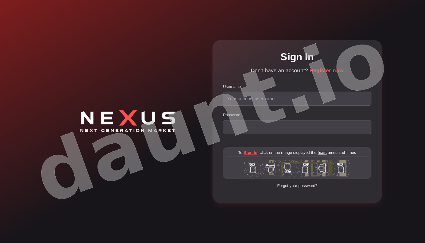 Nexus Market Interface