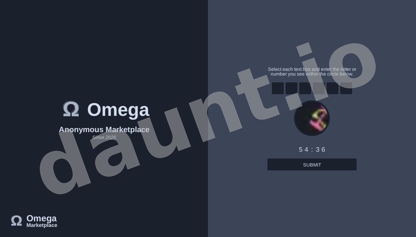 Omega Market Interface